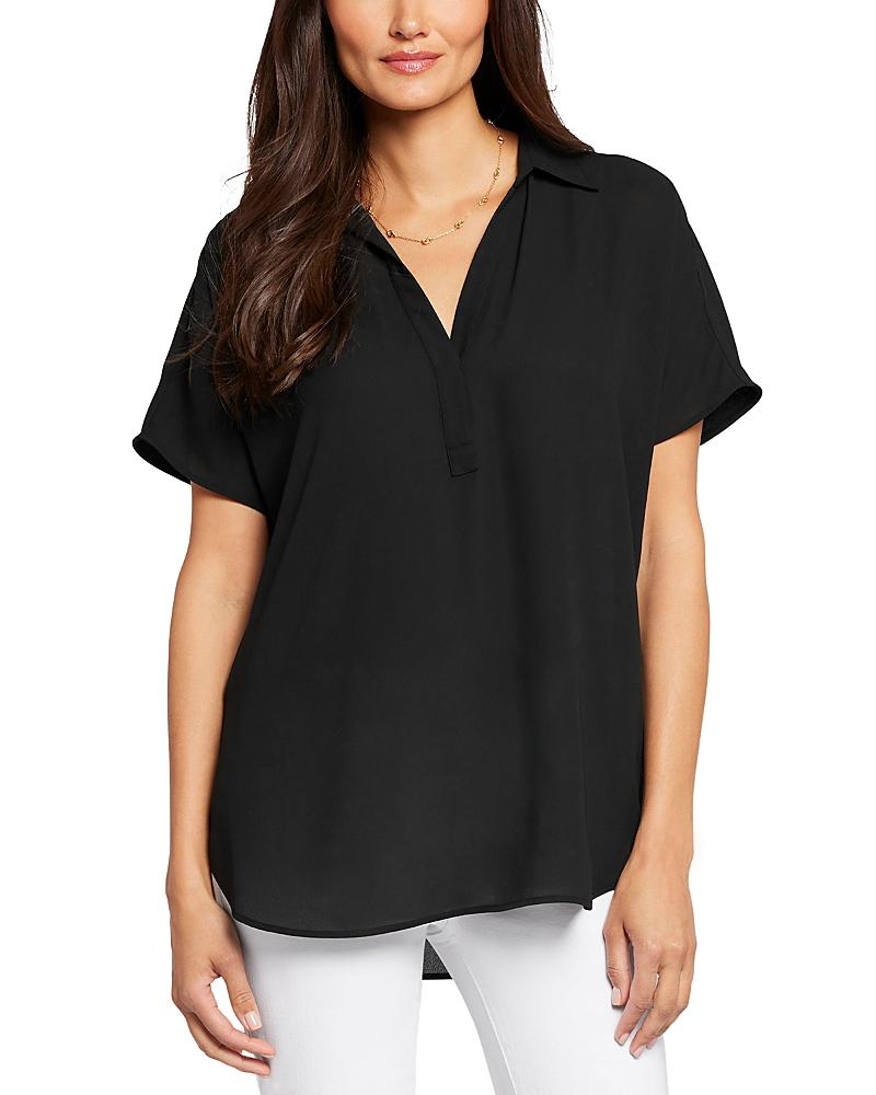 Nydj Becky Printed Short Sleeve Blouse Product Image