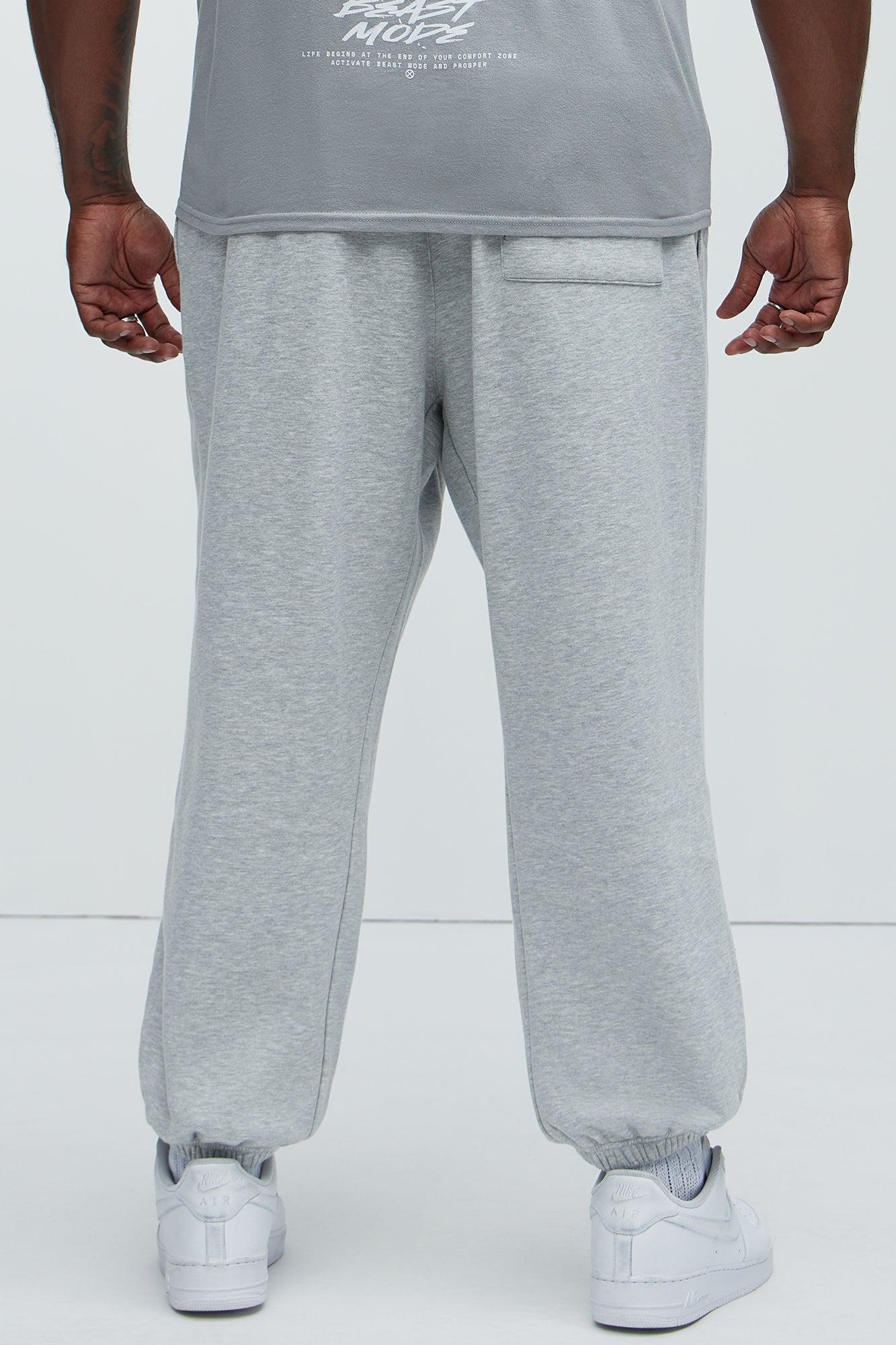 Tyson Relaxed Gusset Jogger - Heather Grey Product Image