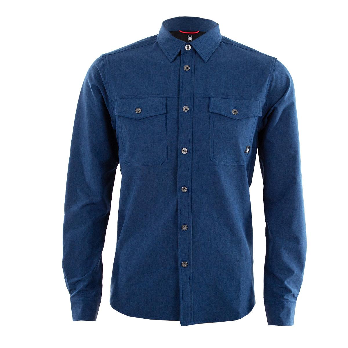 Spyder Men's Melange Long Sleeve 2 Pocket Shirt Product Image