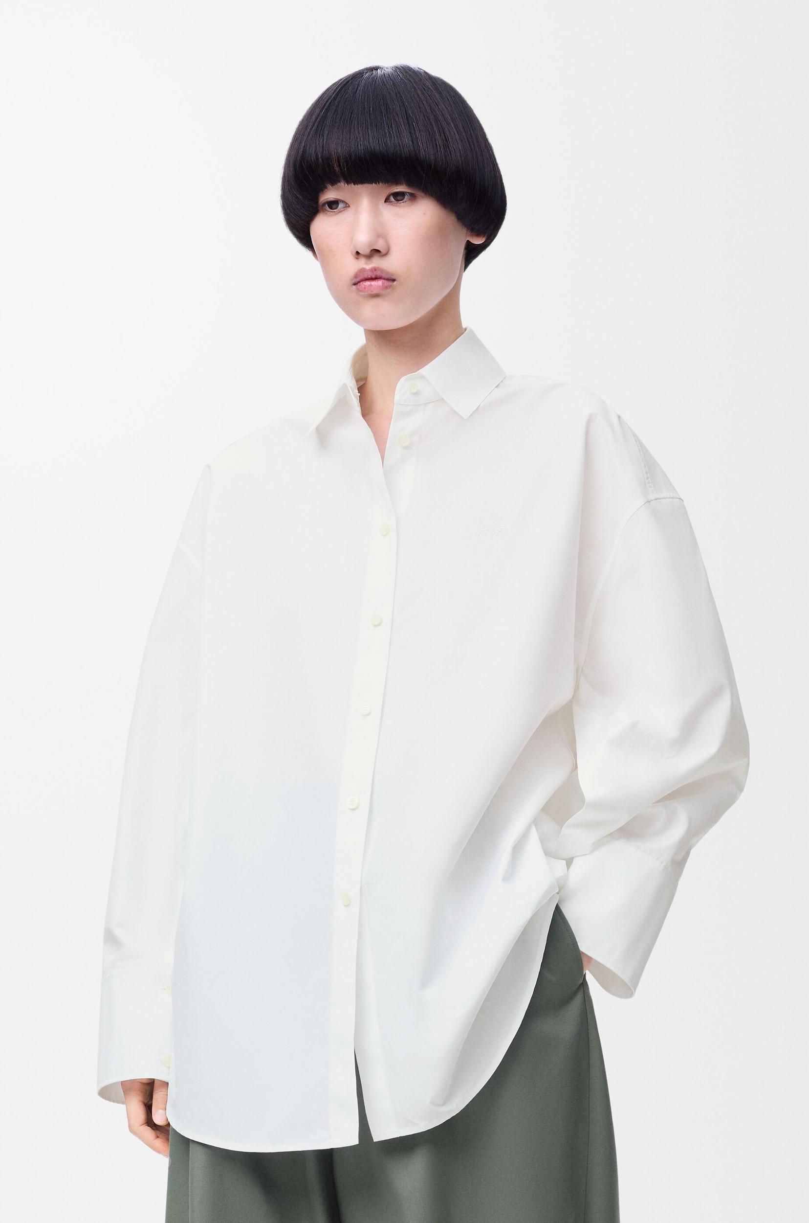 Cape shirt in cotton Product Image