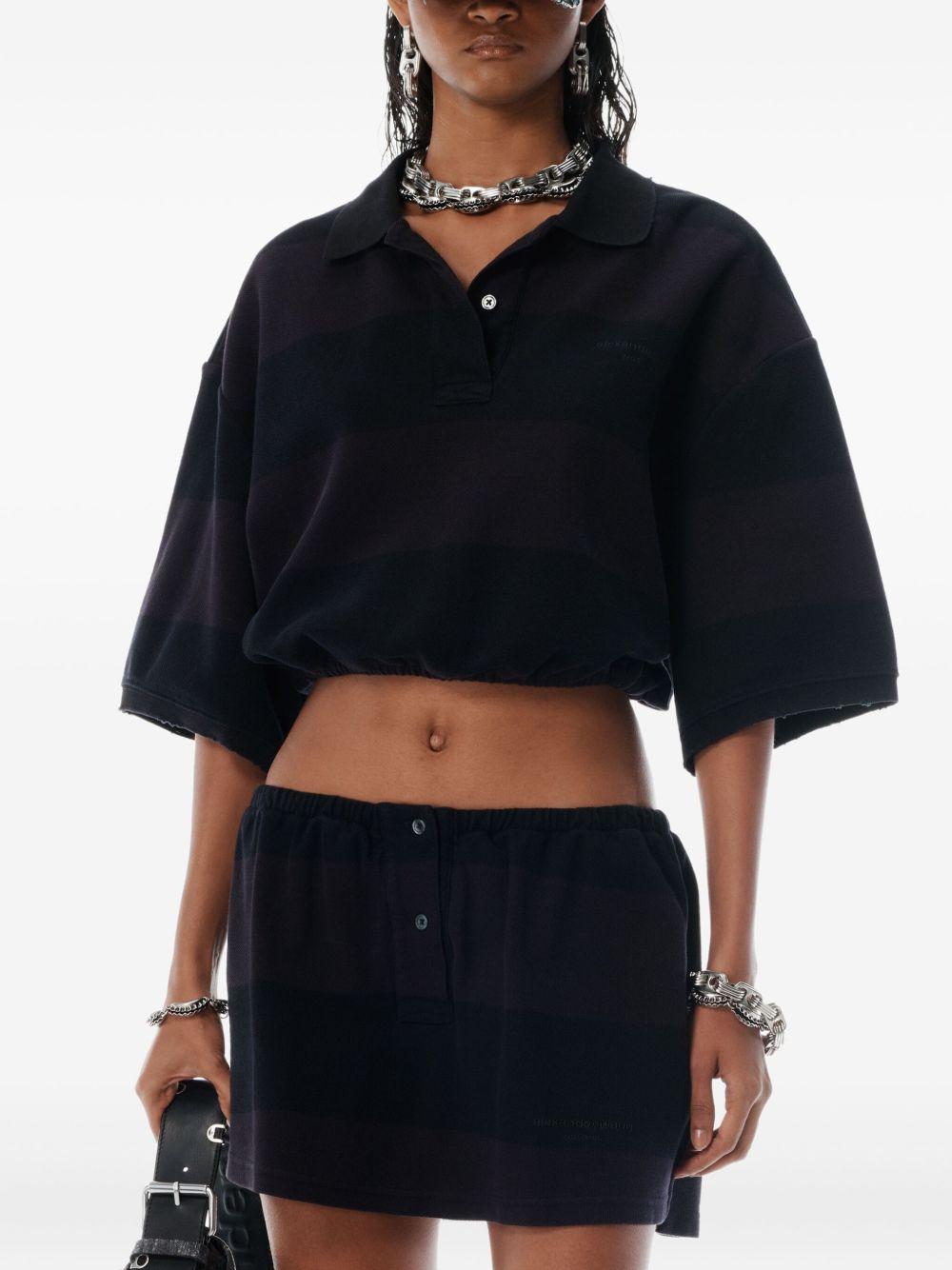 cropped polo shirt Product Image