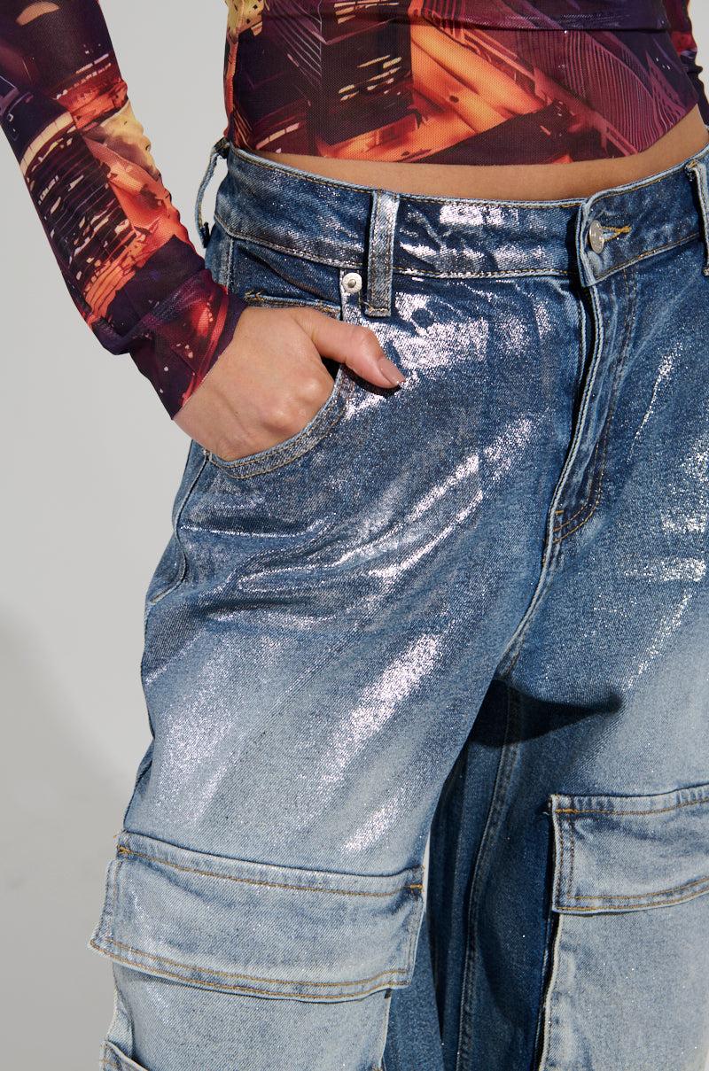 TO THE MOON DENIM PANT Product Image