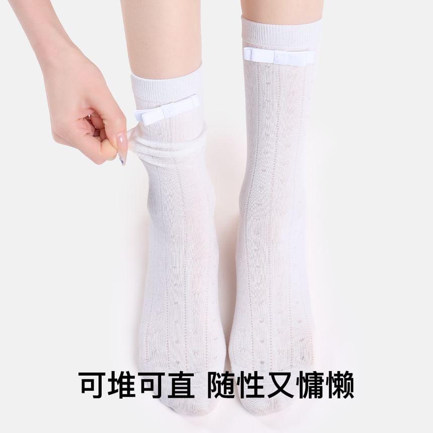 Bow Crew Socks Set Product Image