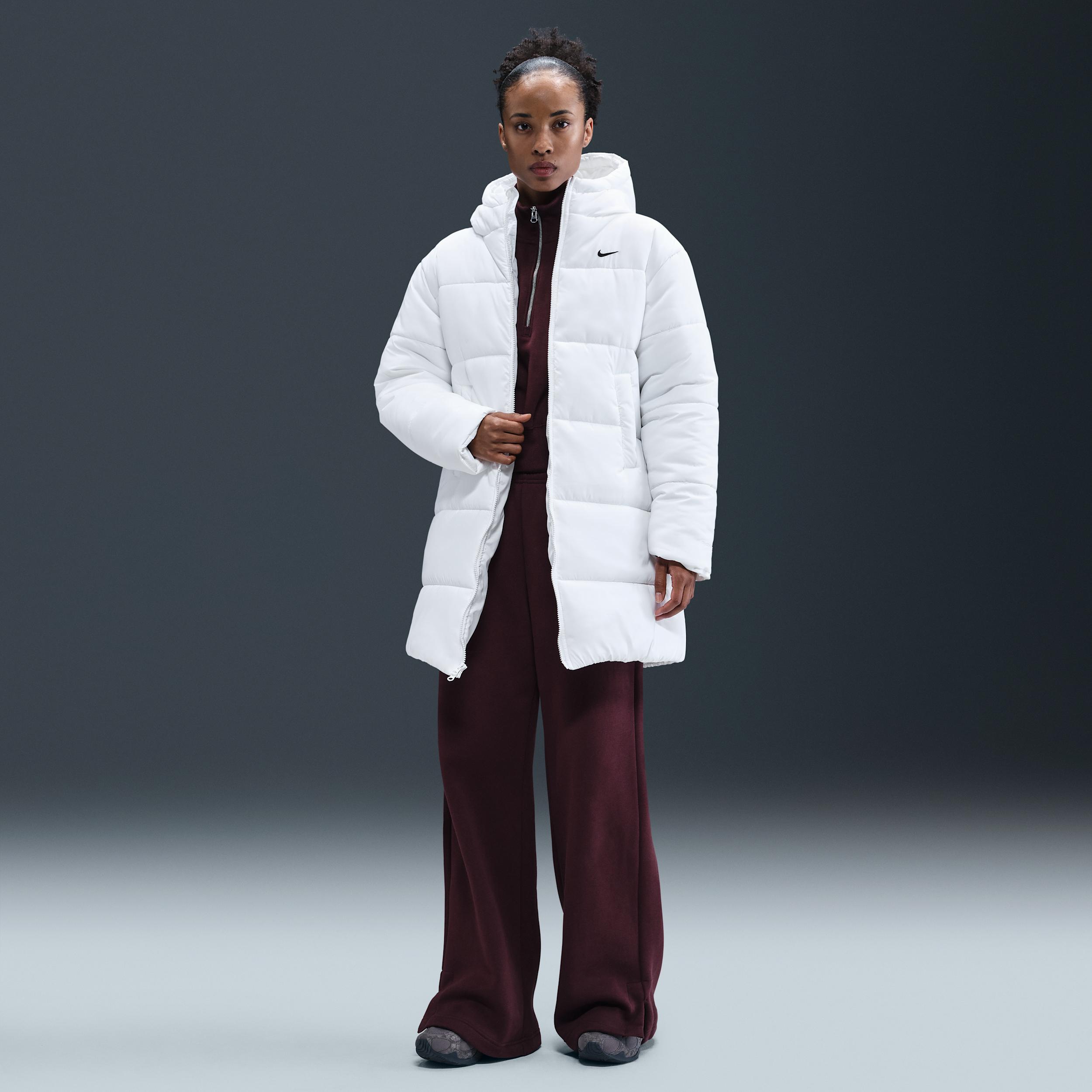 Womens Nike Sportswear Classic Therma-FIT Loose Hooded Parka | HV4912-100 Product Image