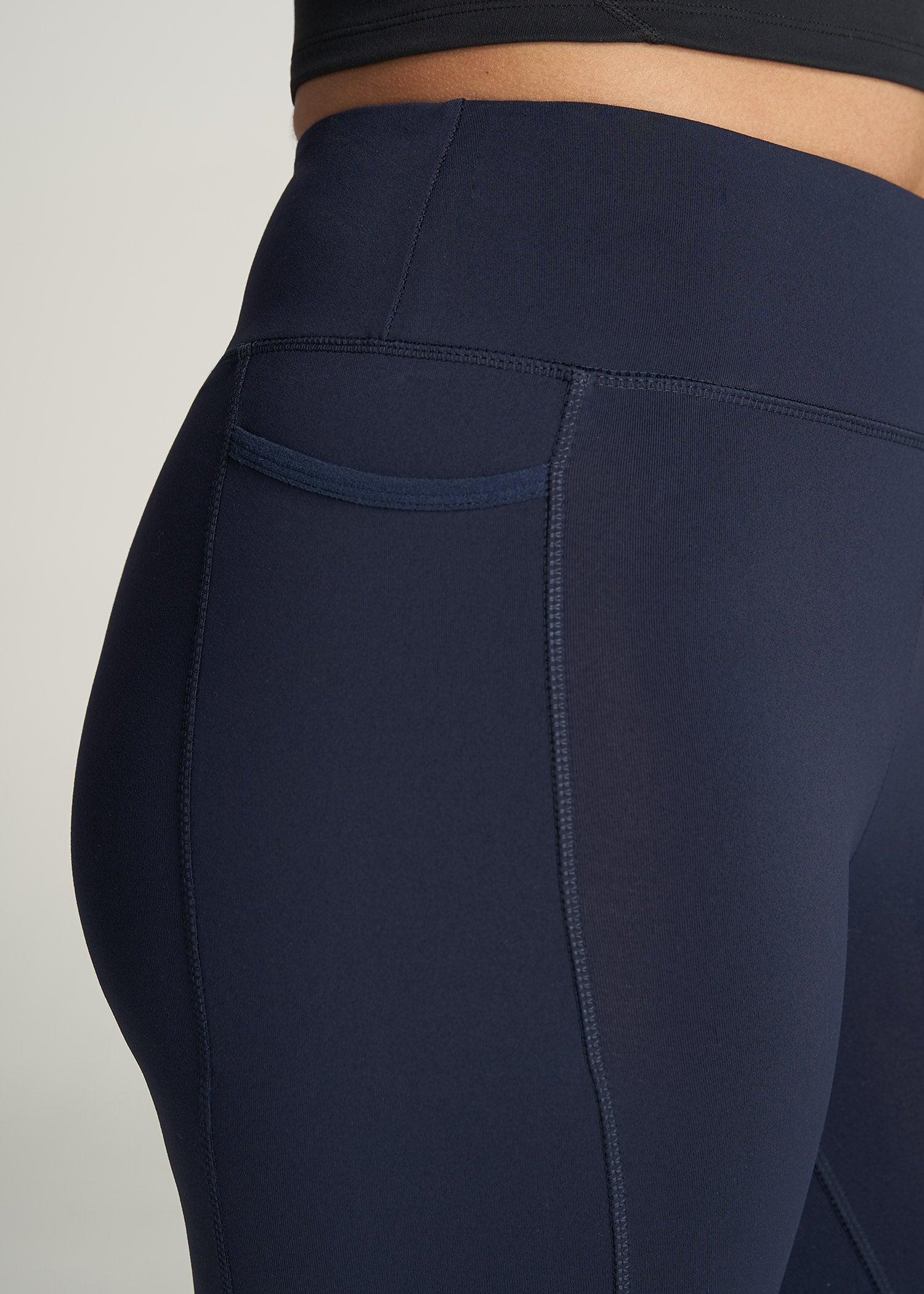 Bella Outer-Pocket Leggings for Tall Women in Navy Female Product Image