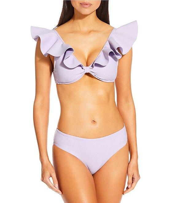 Antonio Melani Solid Mid Waisted Swim Bottom Product Image