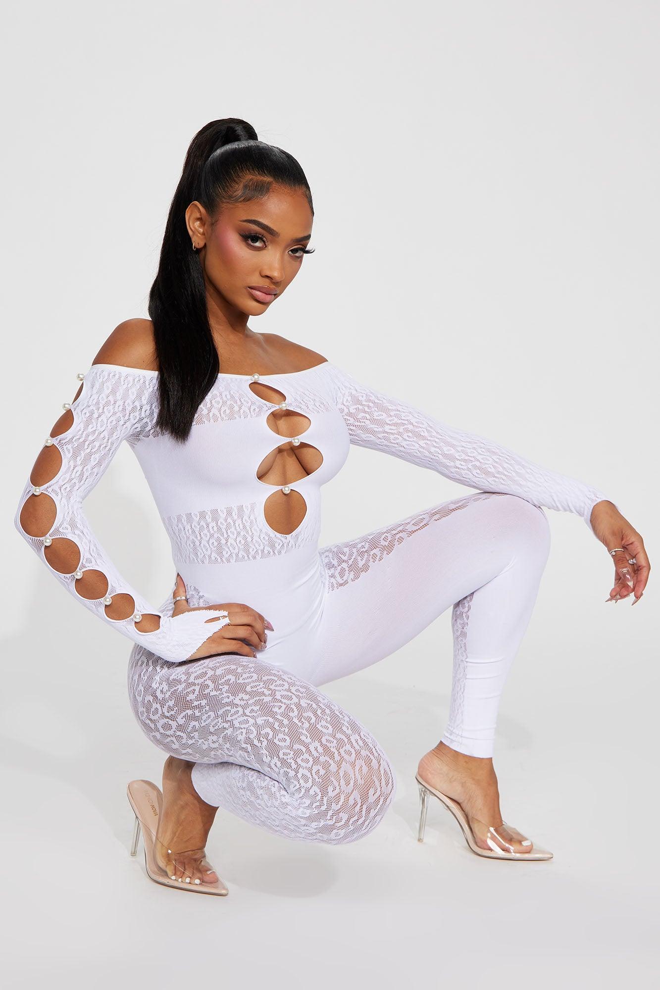 Sierra Seamless Jumpsuit - White Product Image