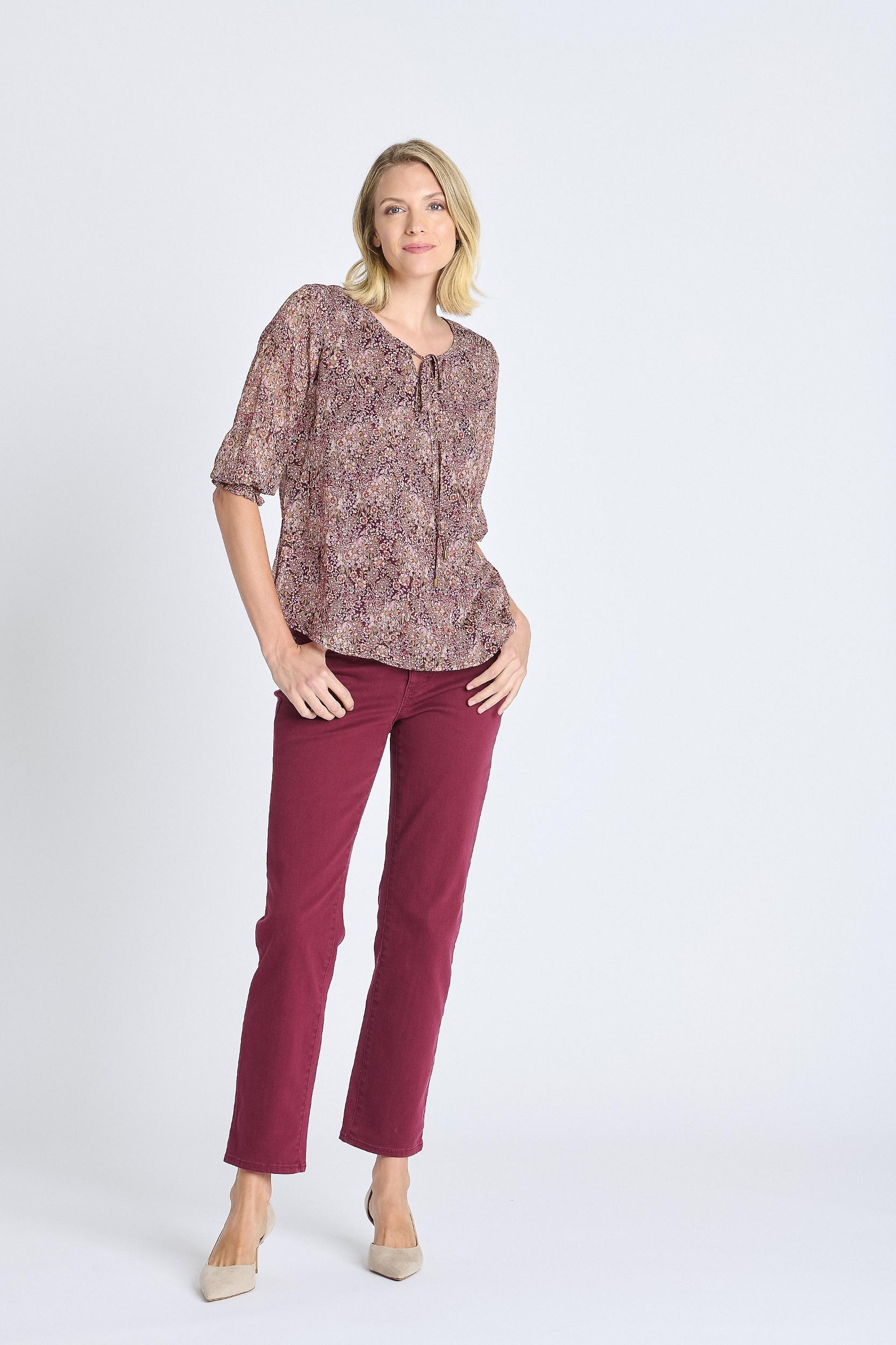 Westport Signature 5 Pocket Colored Denim Straight Leg Jean Product Image