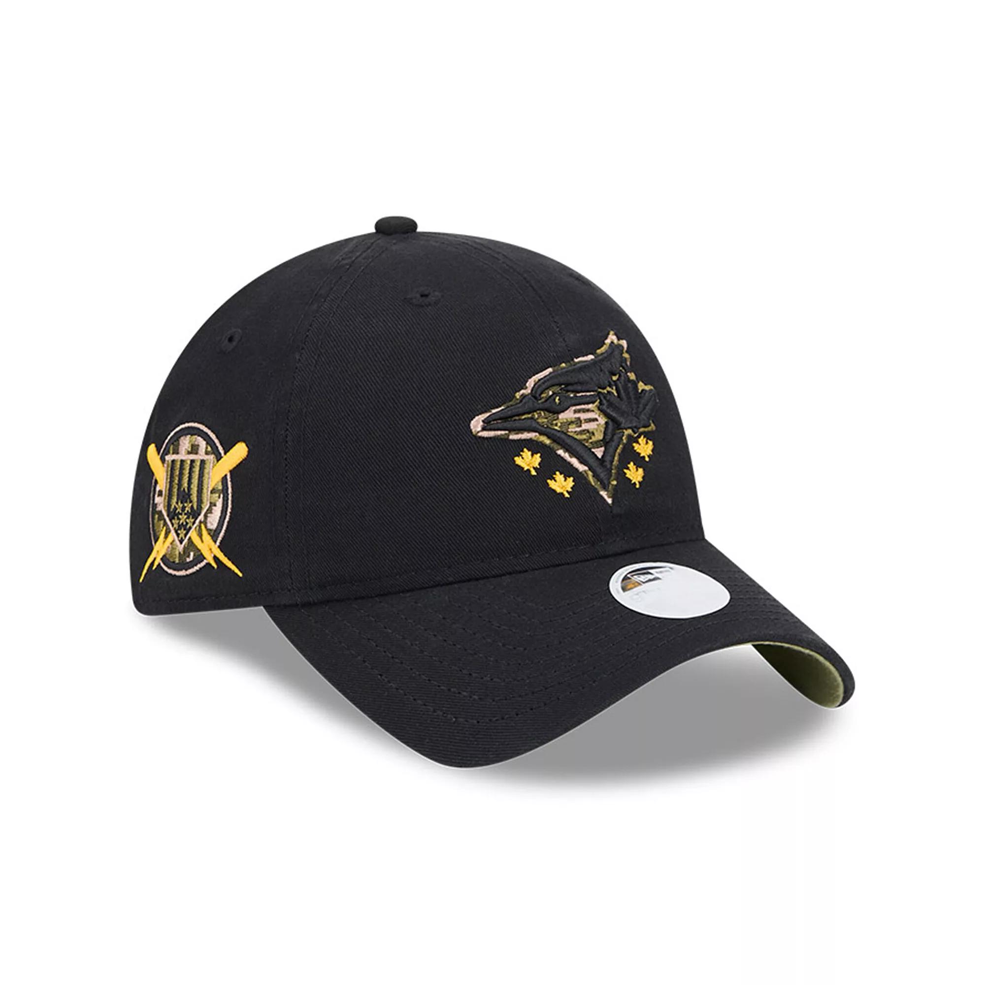 Women's New Era Black Toronto Blue Jays 2024 Armed Forces Day 9TWENTY Adjustable Hat, Jay Black Product Image