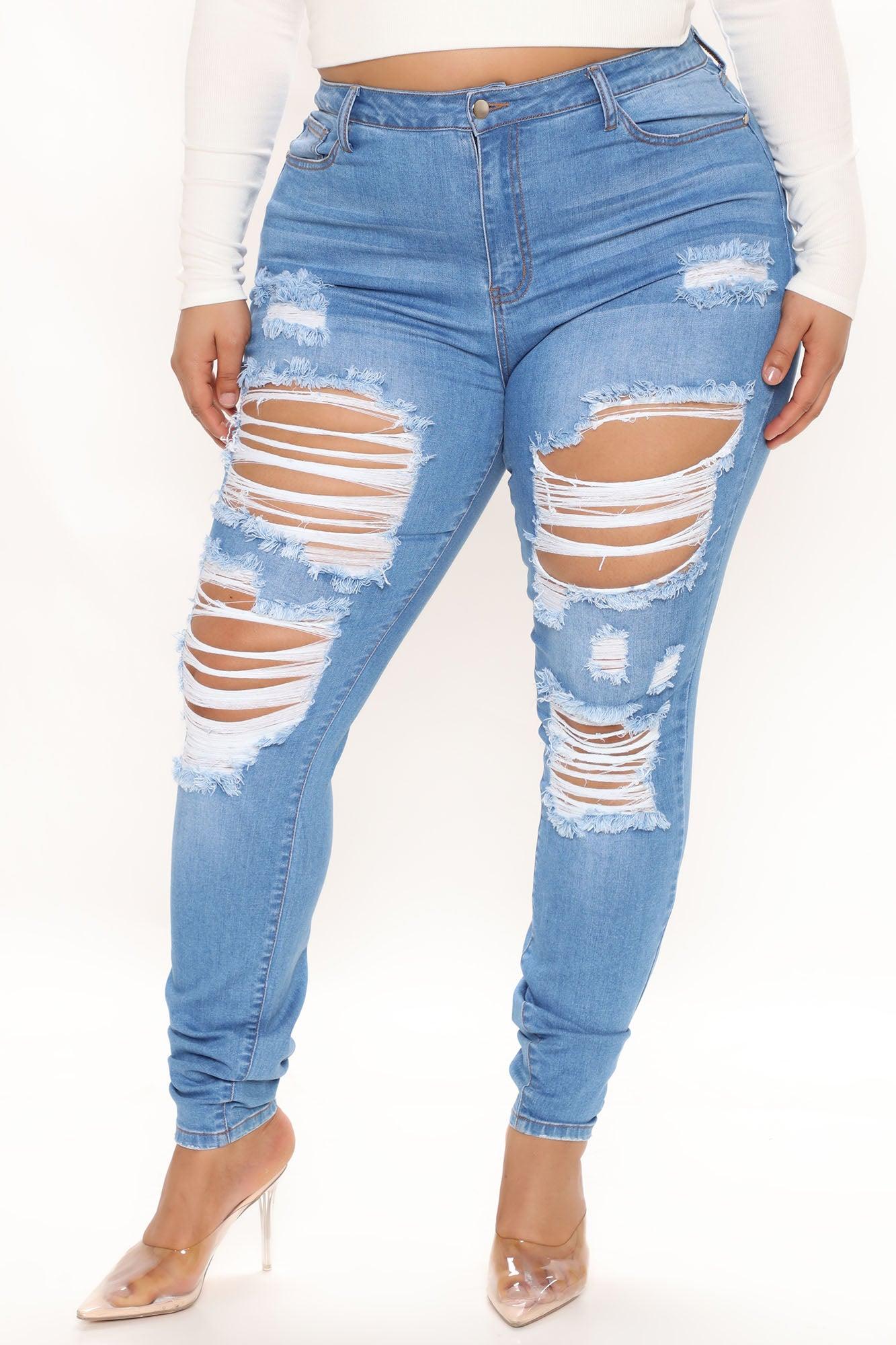 Tall Give Good Love Skinny Jeans - Light Blue Wash Product Image
