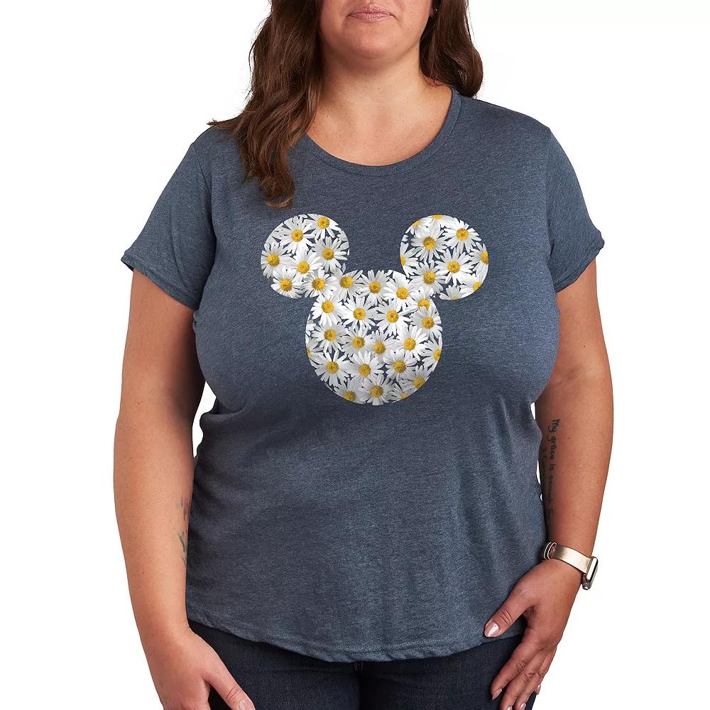 Disney's Mickey Mouse Plus Daisies Graphic Tee, Women's,  Product Image