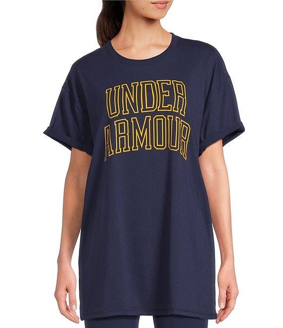 Under Armour Rival Campus Crew Neck Short Sleeve Tee Product Image