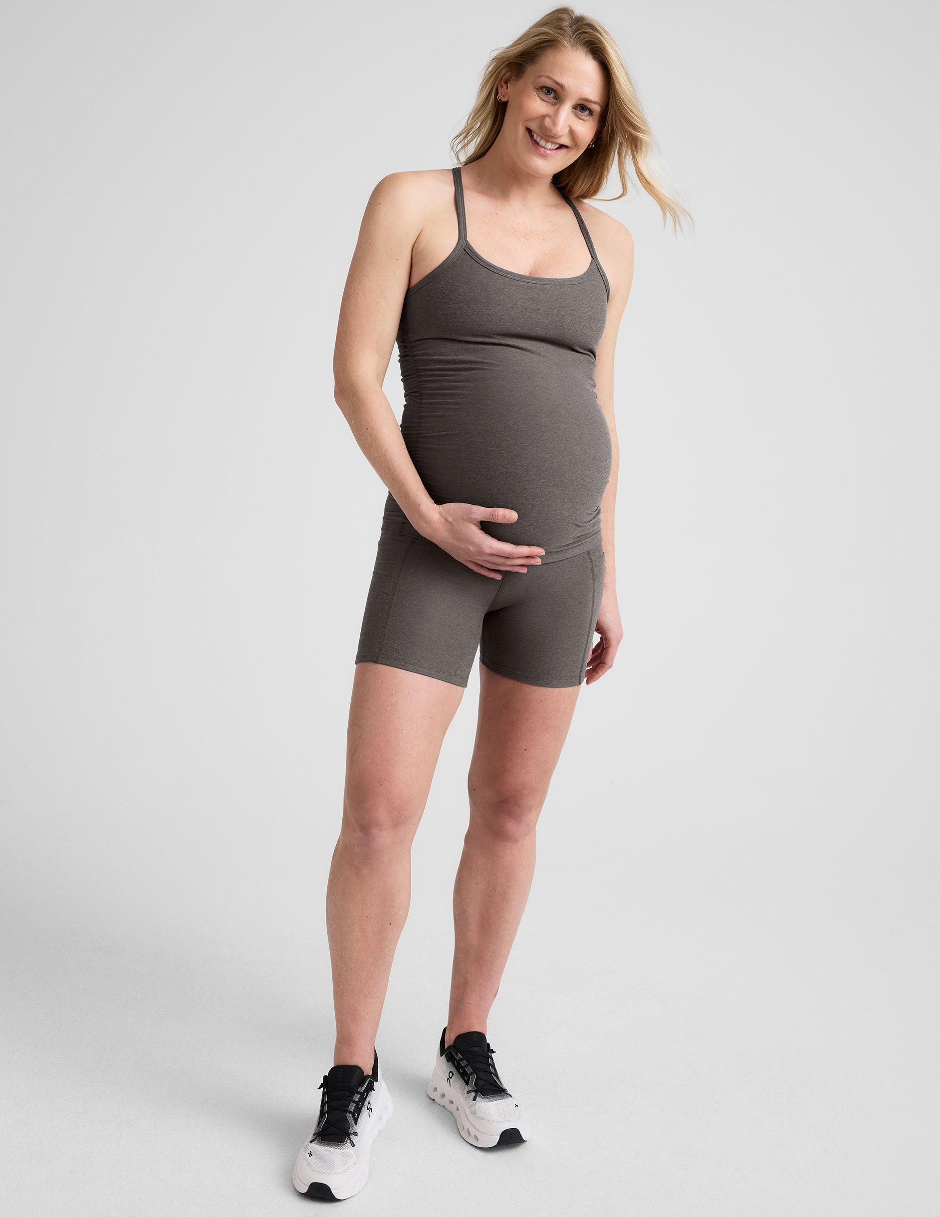Spacedye Keep Your Cool Maternity Slim Racerback Tank Product Image