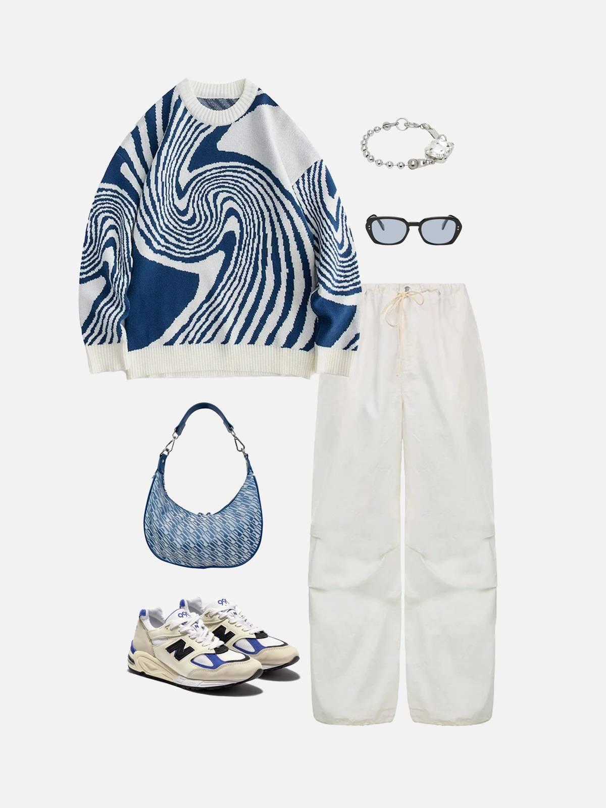 Aelfric Eden Whirlpool Knit Sweater Product Image