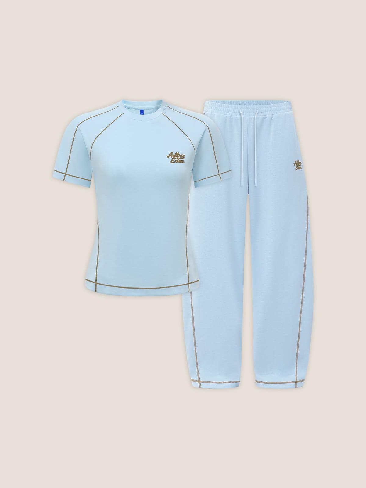 Cloud Slim Sweat Set Female Product Image