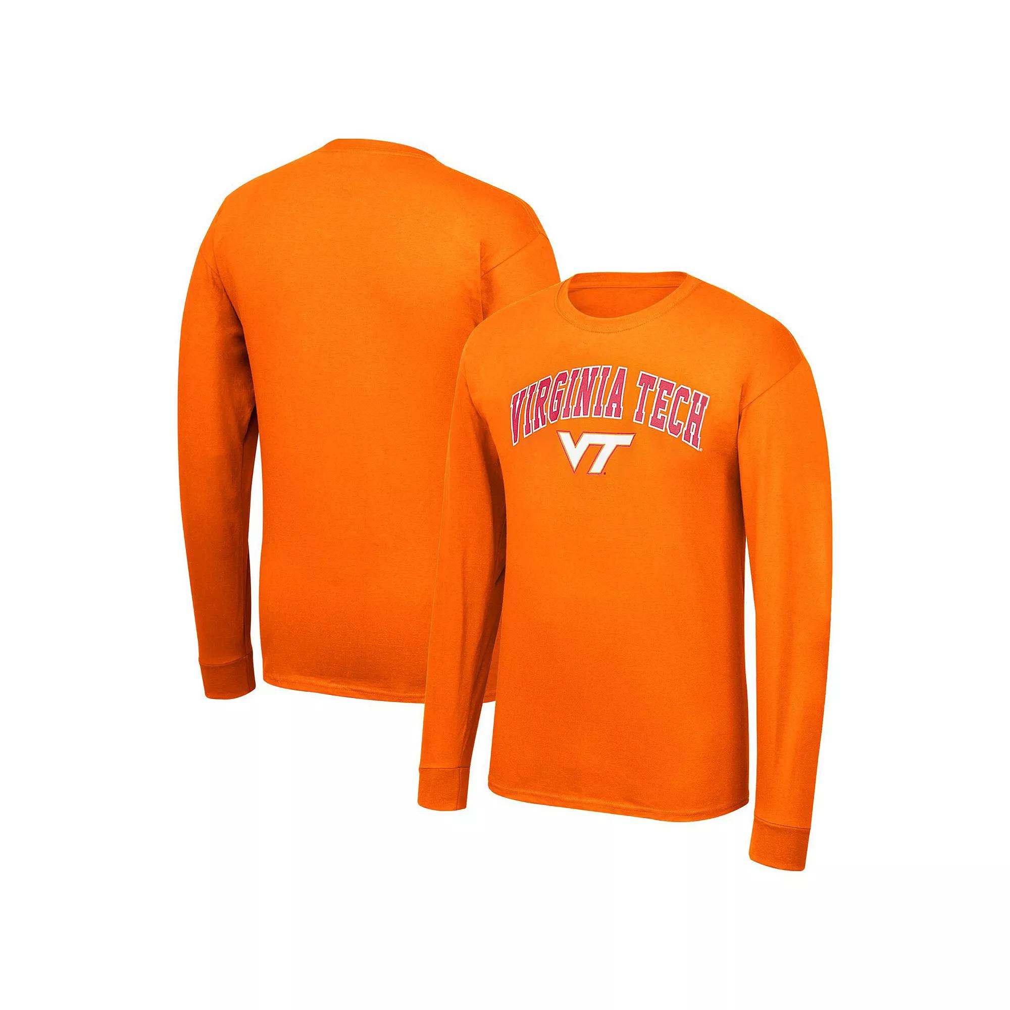 Men's  Orange Virginia Tech Hokies Team Long Sleeve T-Shirt, Size: XXL Product Image