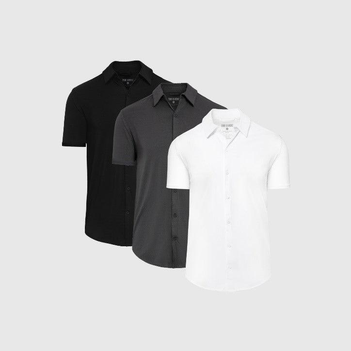 Core Color Short Sleeve Knit Shirt 3-Pack Product Image