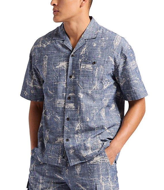 Buffalo David Bitton Sonix Printed Short Sleeve Woven Shirt Product Image