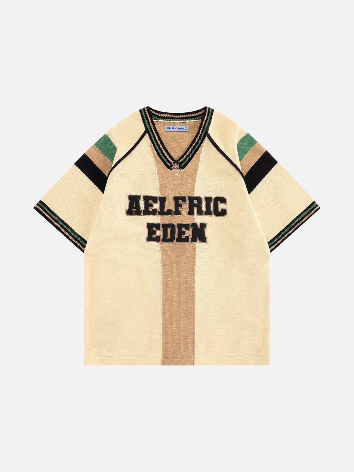 Aelfric Eden 77 V-Neck Knit Tee Product Image