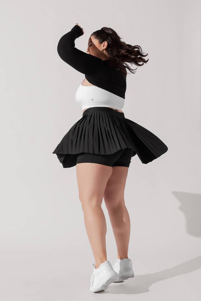 Ace ‘em Pleated Skort - Desert Rose Product Image