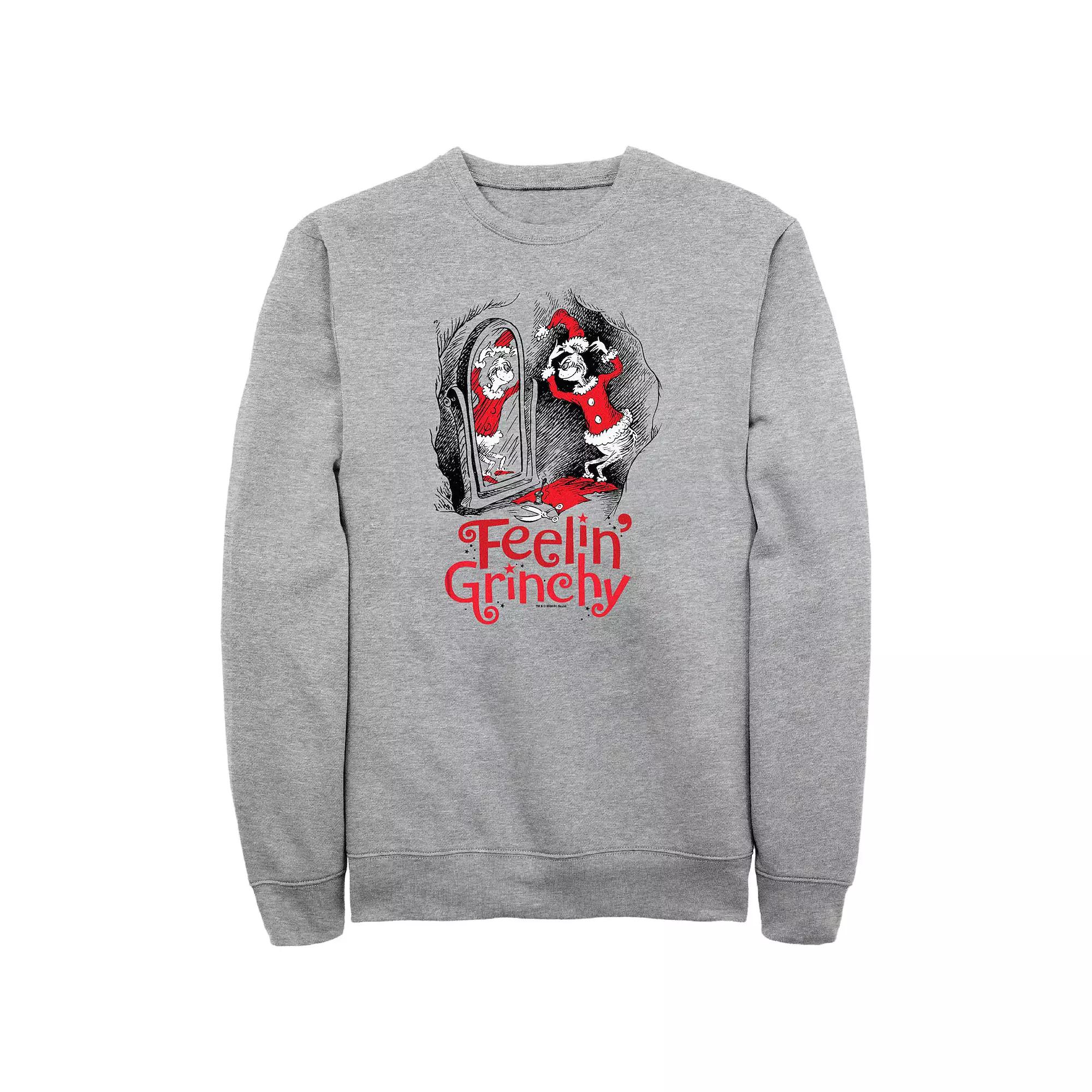 Men's Dr. Seuss Feeling Grinchy Graphic Fleece,  Product Image