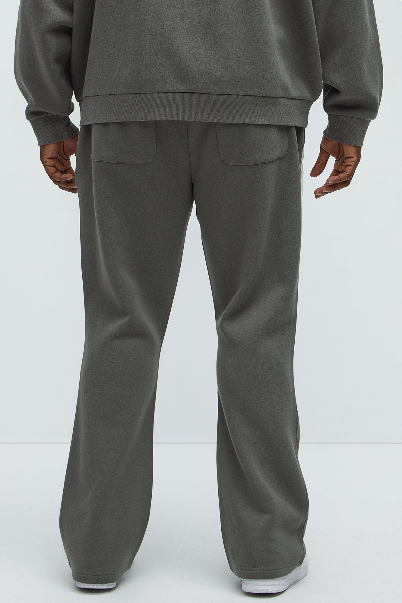 Tyson Bones Skinny Flare Sweatpants - Charcoal Product Image