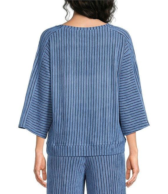 See and Be Seen Stripe Pull-On Cropped Wide Leg Coordinating Pants Product Image