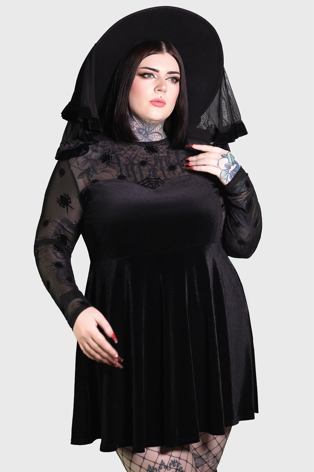 Here Lies Beetlejuice Mini Dress Female Product Image