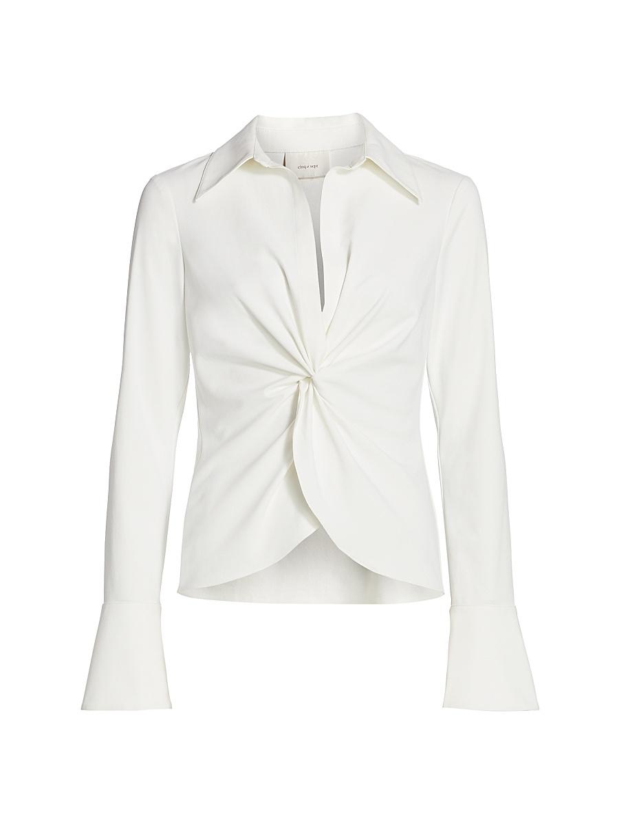 Womens Mckenna Twist-Front Blouse Product Image