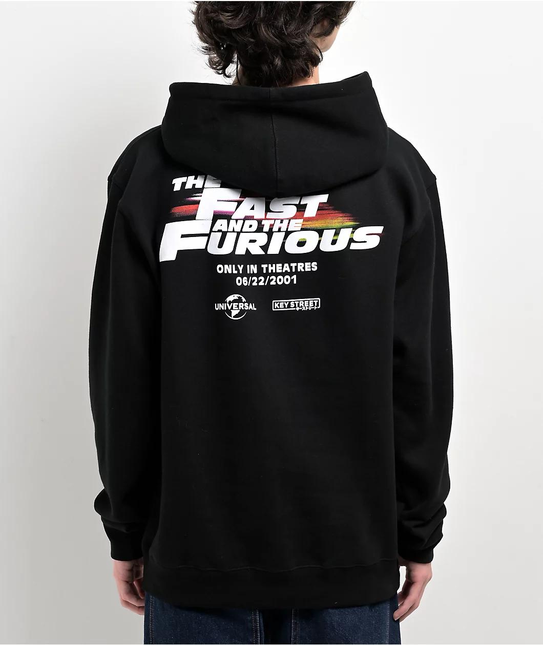 Key Street x Fast & Furious Brian's Car Black Hoodie Product Image