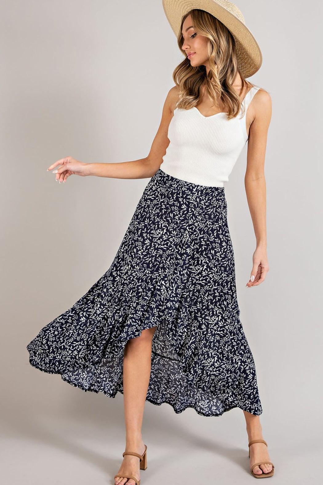 High-Low Maxi Skirt Product Image