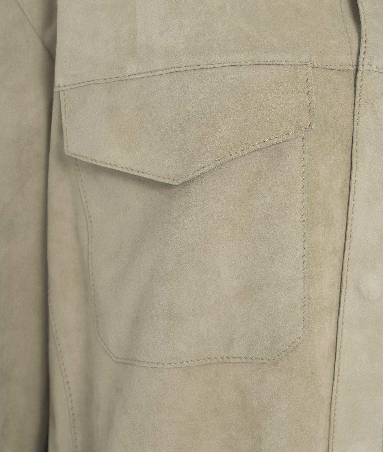 Overshirt in suede Product Image