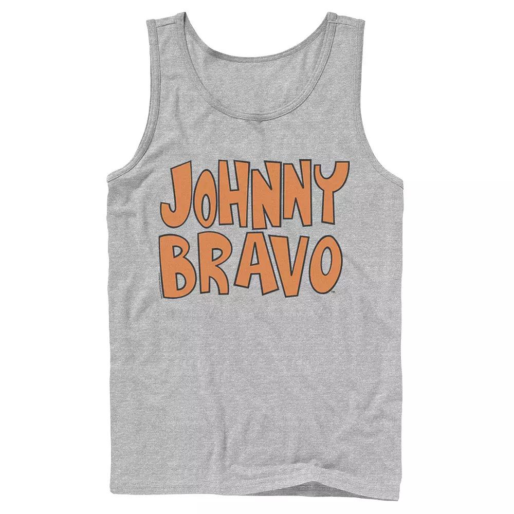 Men's Cartoon Network Johnny Bravo Logo Tank Top,  Product Image