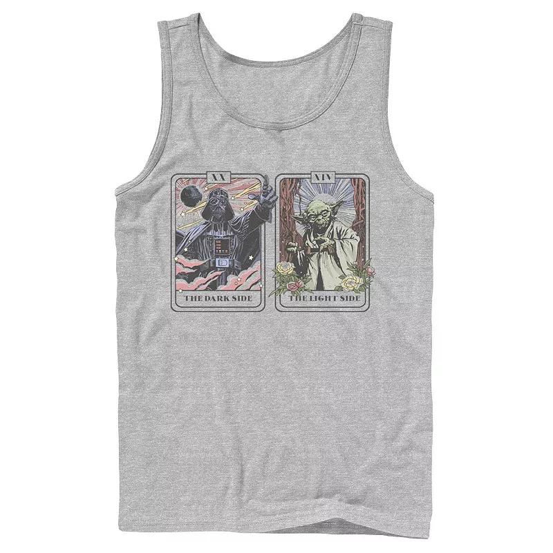 Men's Star Wars Vader & Yoda Tarot Cards Tank Top,  Product Image