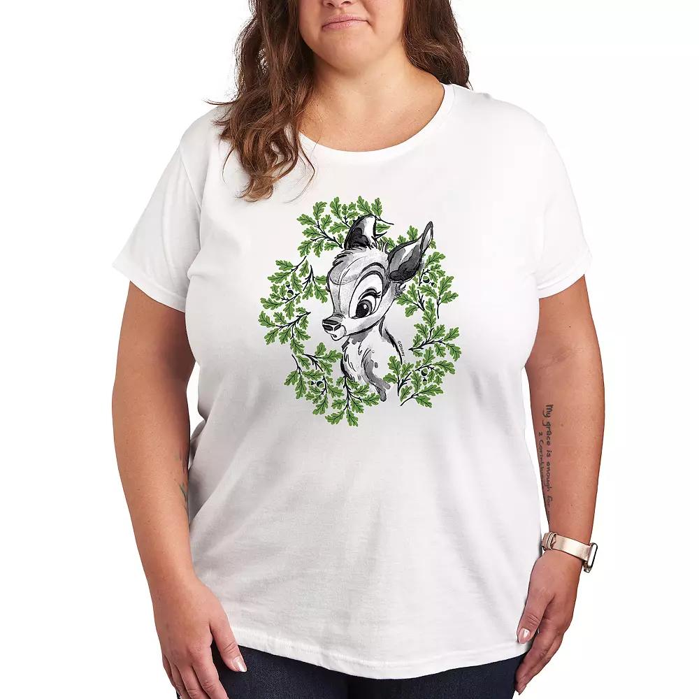 Disney's Bambi Plus Wreath Graphic Tee, Women's,  Product Image