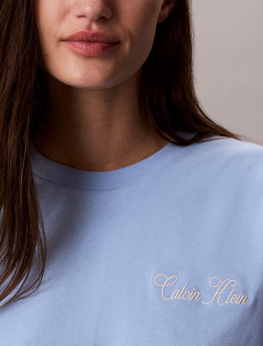 Cursive Calvin Klein Graphic Boxy Tee Product Image