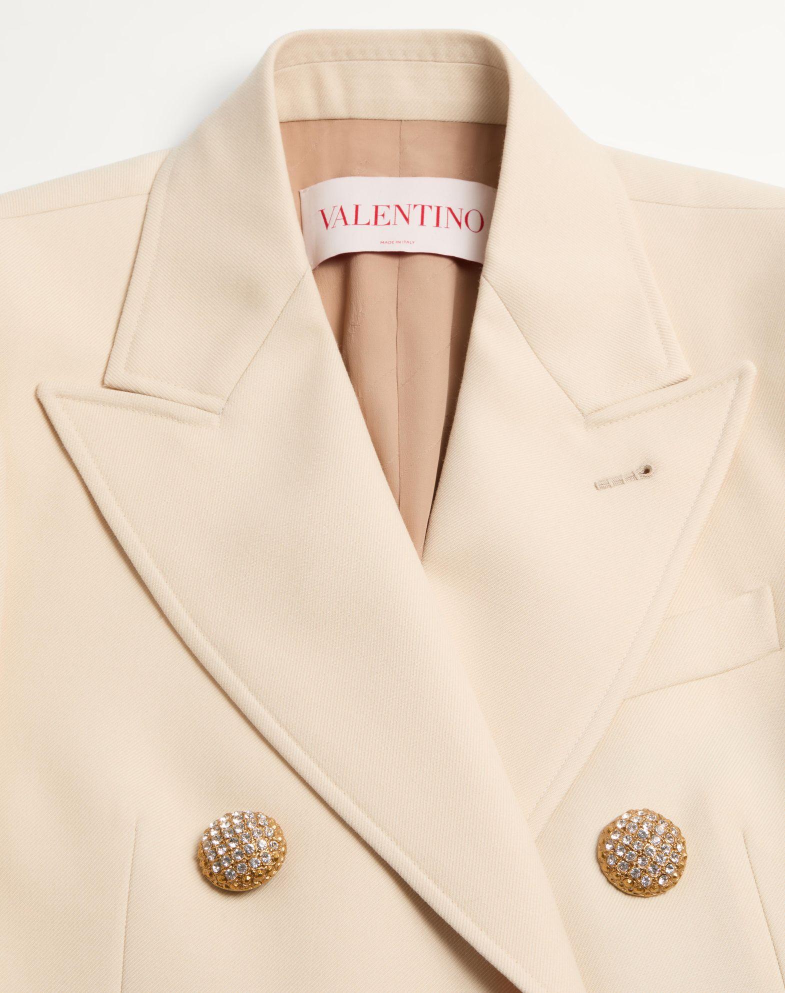 Blazer In Diagonal Dry Wool  Product Image