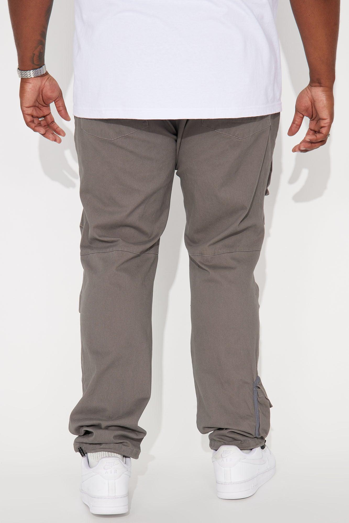Duality Twill Cargo Pants - Grey Product Image