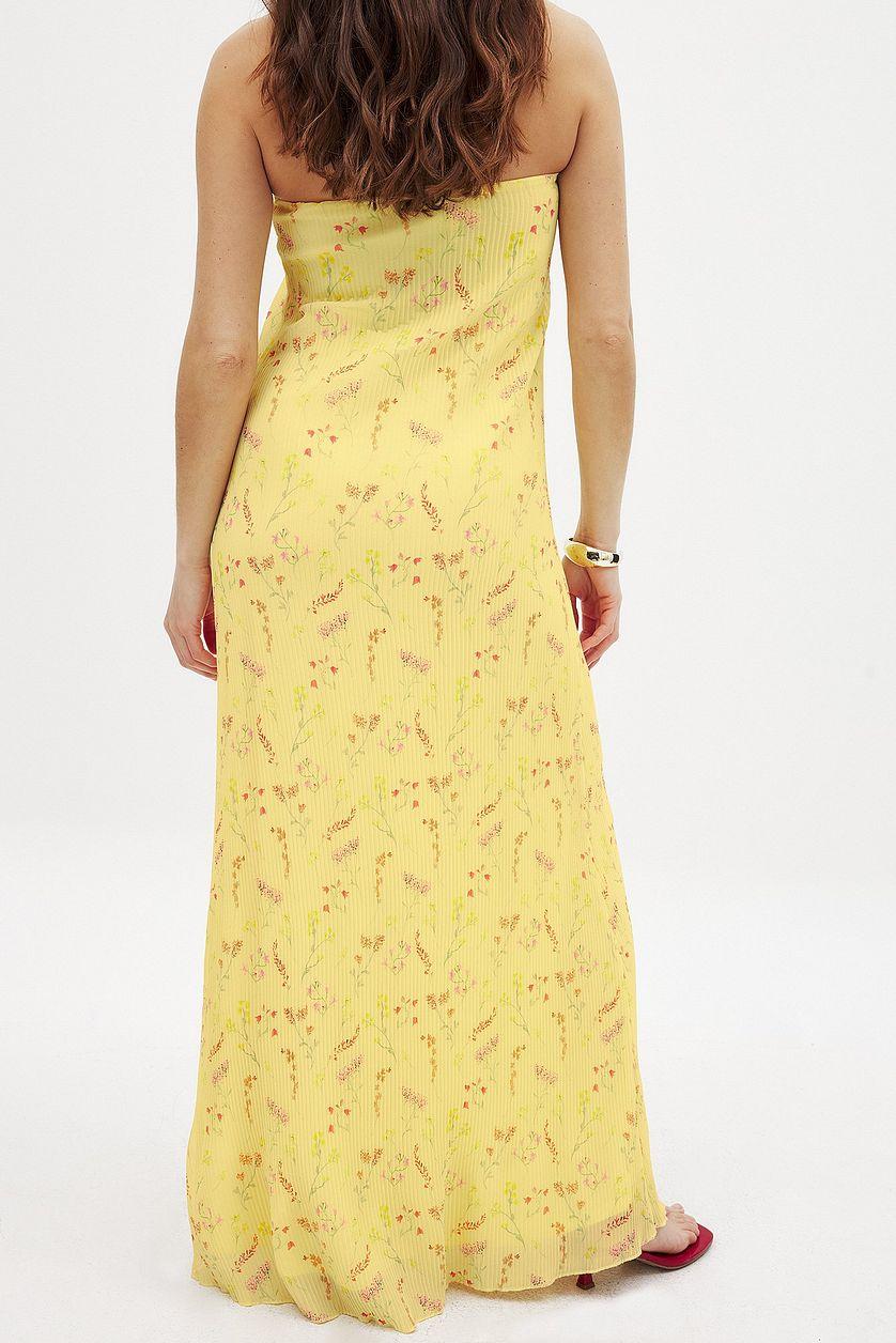 Plisse Maxi Tube Dress Product Image