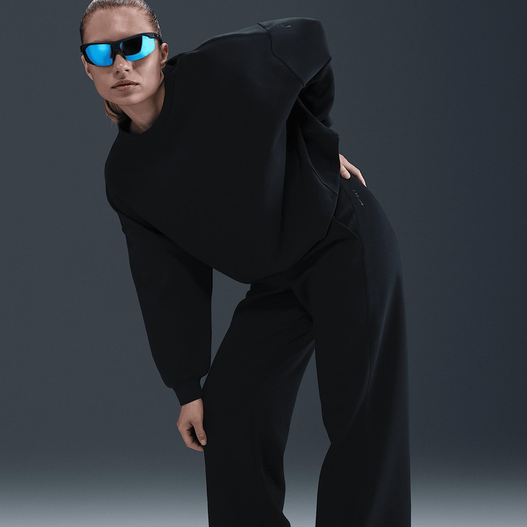 Nike Womens 24.7 ImpossiblySoft Dri-FIT High-Waisted Loose Flared Pants | HQ8607-010 Product Image