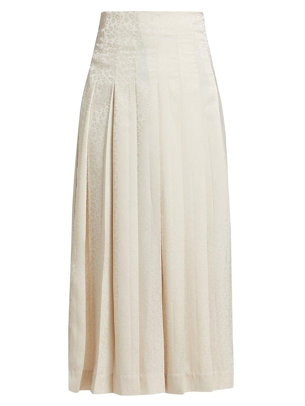 Womens Fong Jacquard Midi-Skirt Product Image