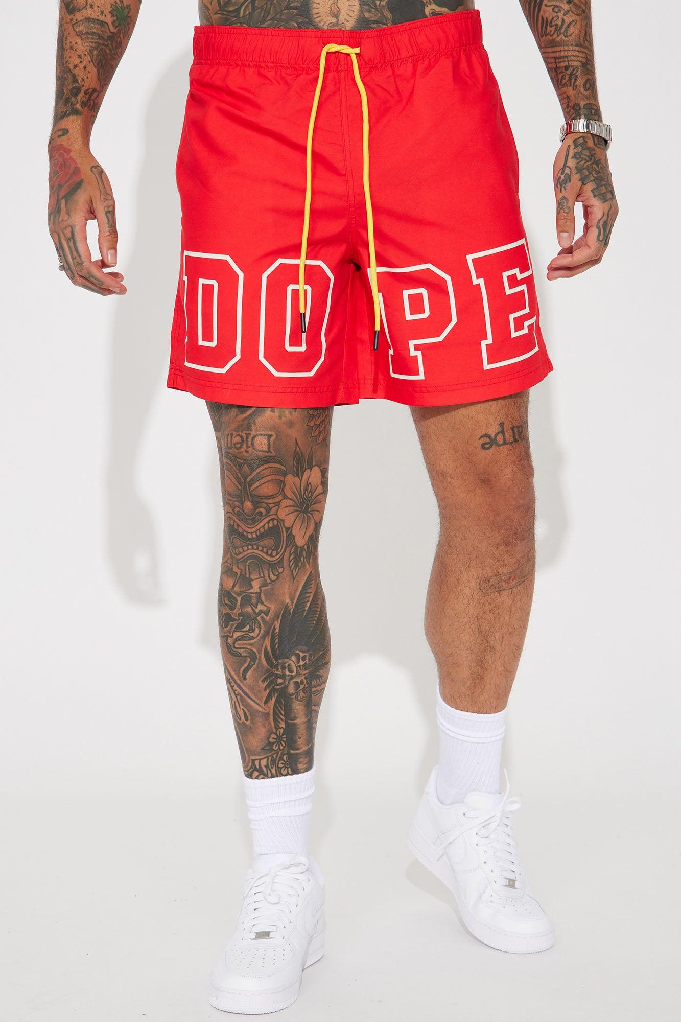 It's Dope Swim Trunk - Red Product Image