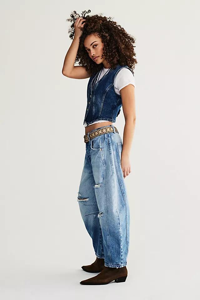 We The Free Good Luck Mid-Rise Barrel Jeans Product Image