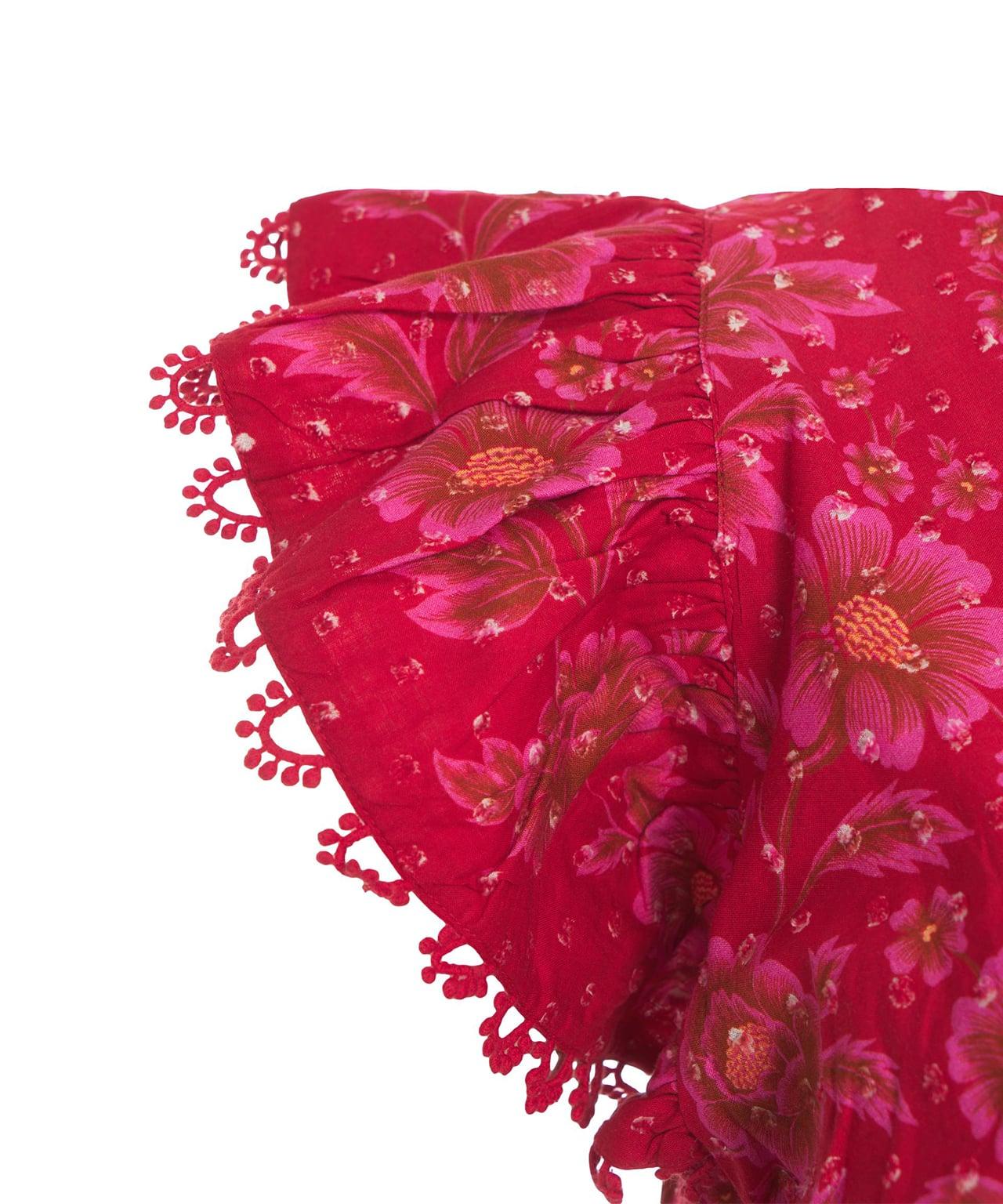 Maxi dress with floral pattern Product Image