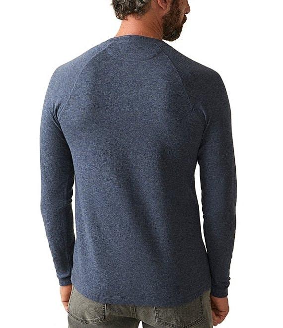 Faherty Cloud Long Sleeve Henley Shirt Product Image