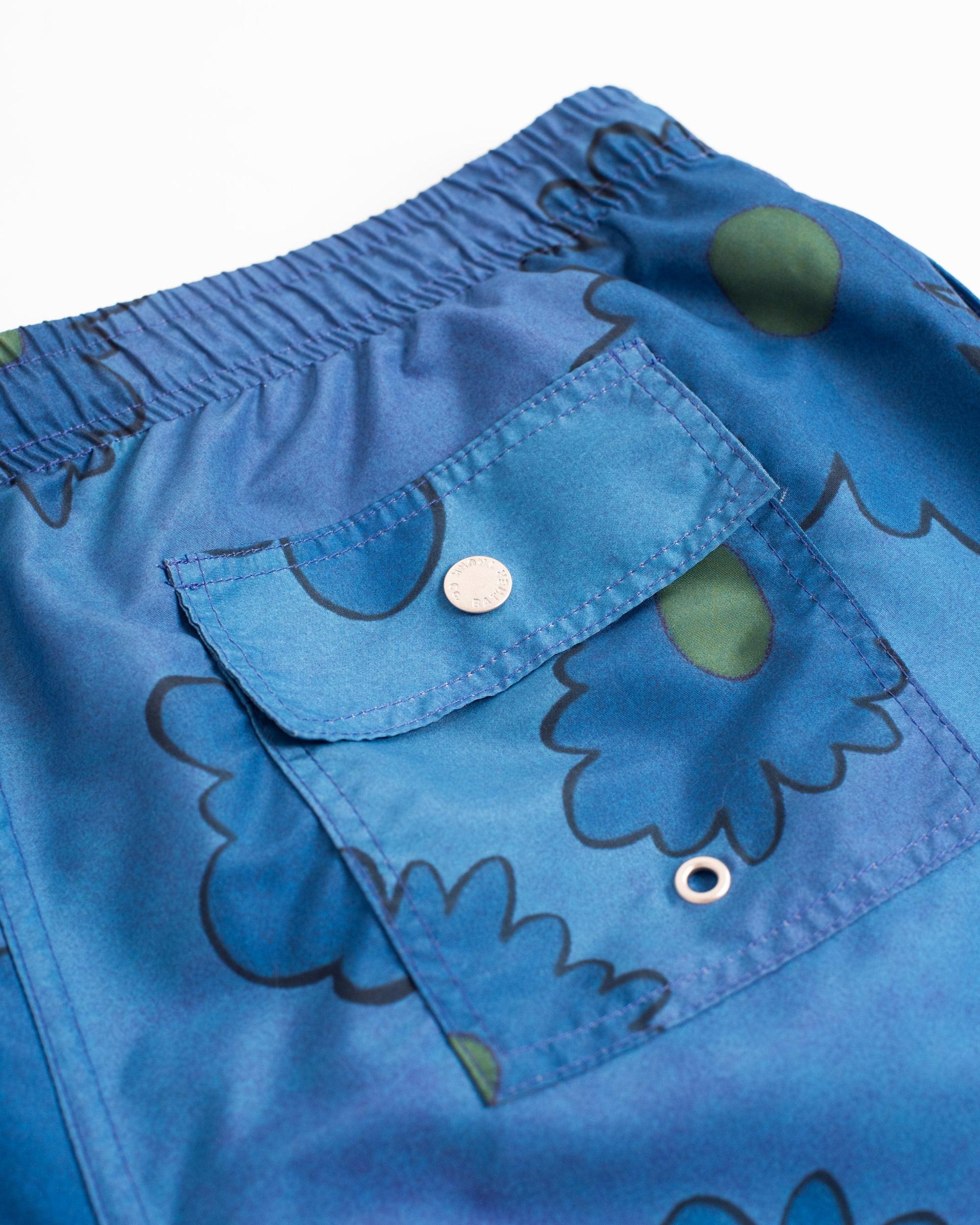 Sapphire Bloomscape Swim Trunk Product Image