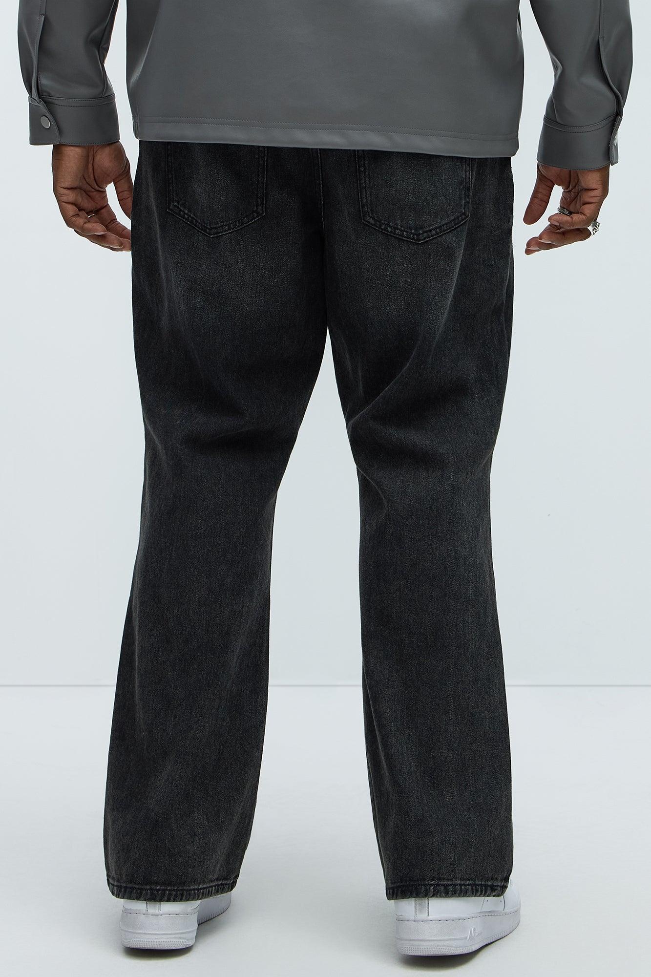 Brayton Distressed Bootcut Jeans - Black Wash Product Image