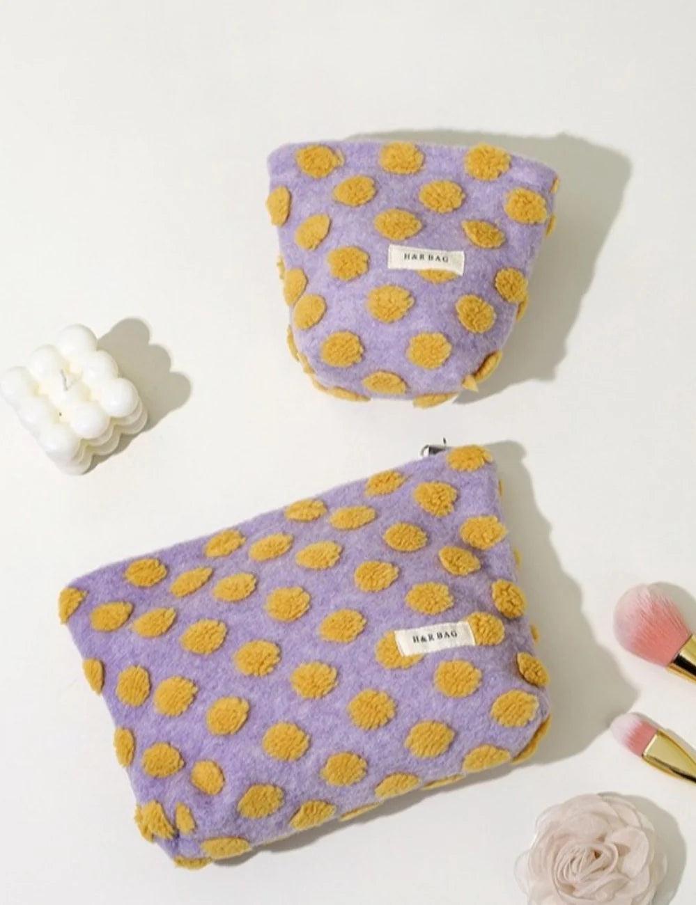 Color Block Cometic Bag - Large Product Image