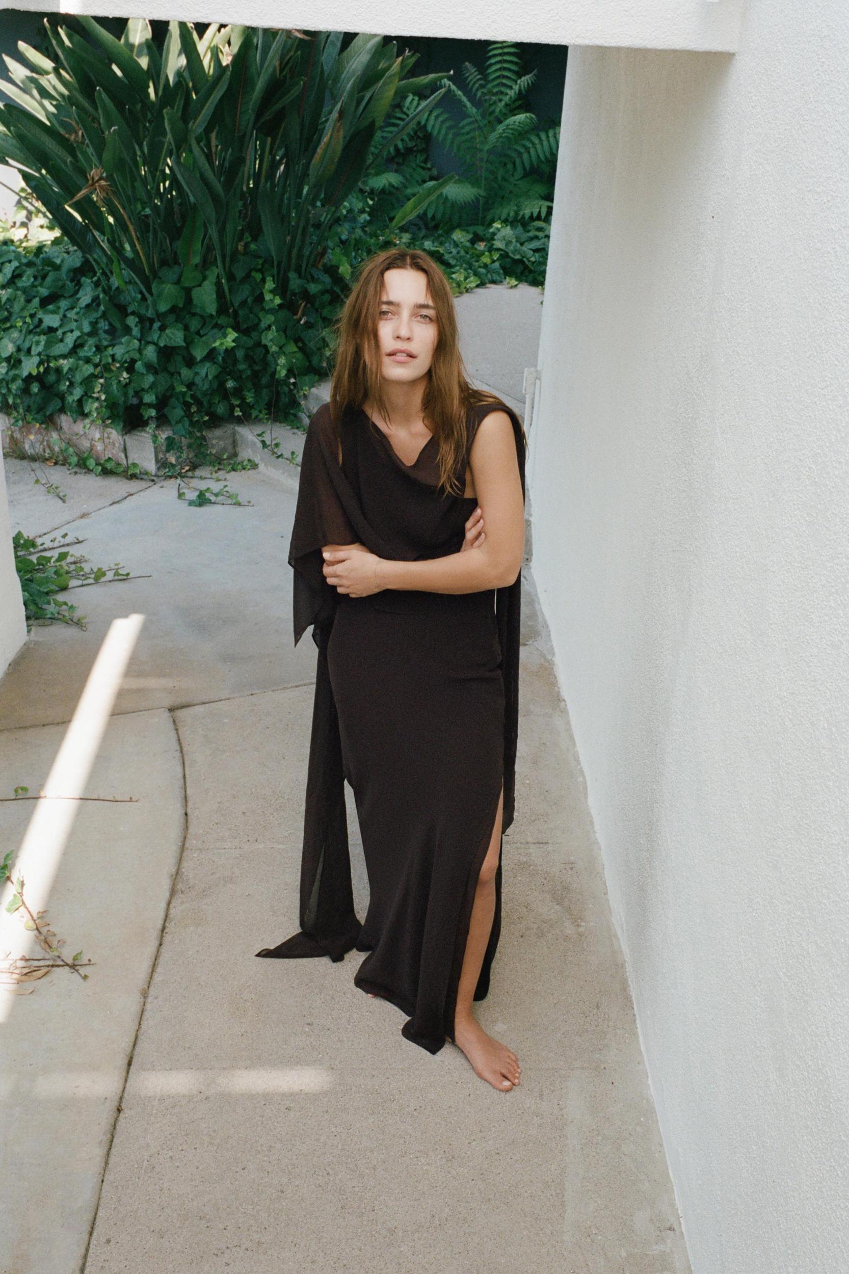 LIMITED EDITION ASYMMETRIC CAPE DRESS Product Image