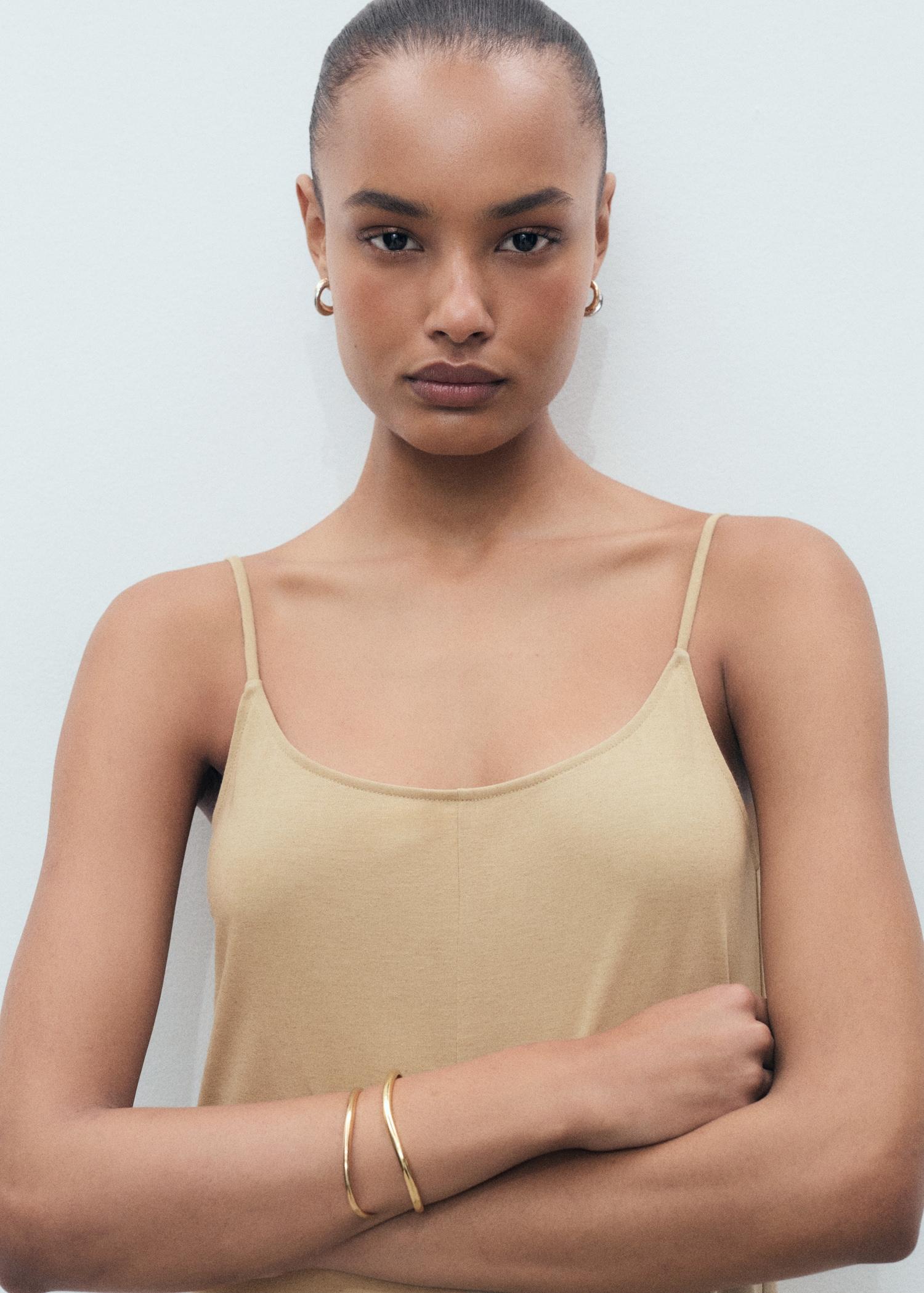 Shift long jumpsuit - Women | MANGO USA Product Image